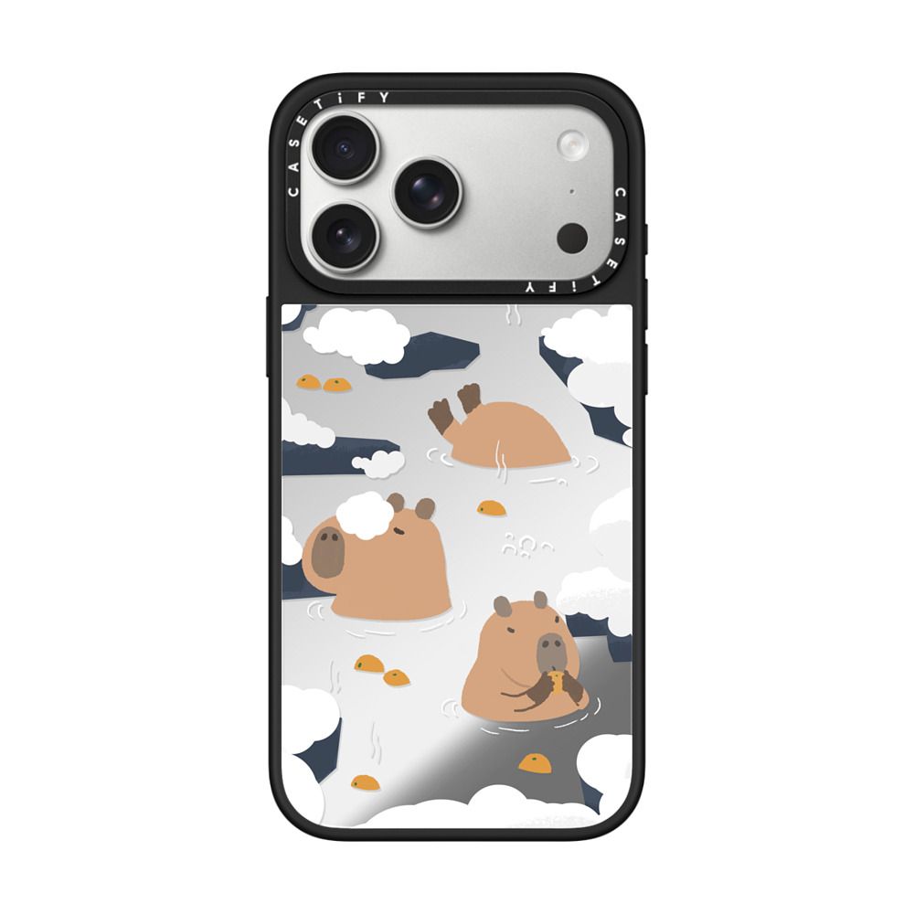 Floating Capybara iPhone Case