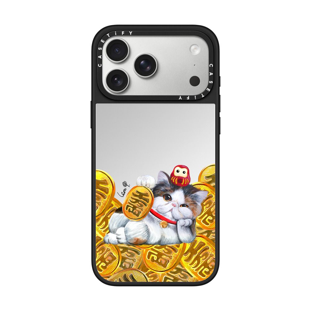 Lucky Gloomie Cat by LeonLollipop iPhone Case