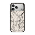 Charcoal Tropics - Creme iPhone Case