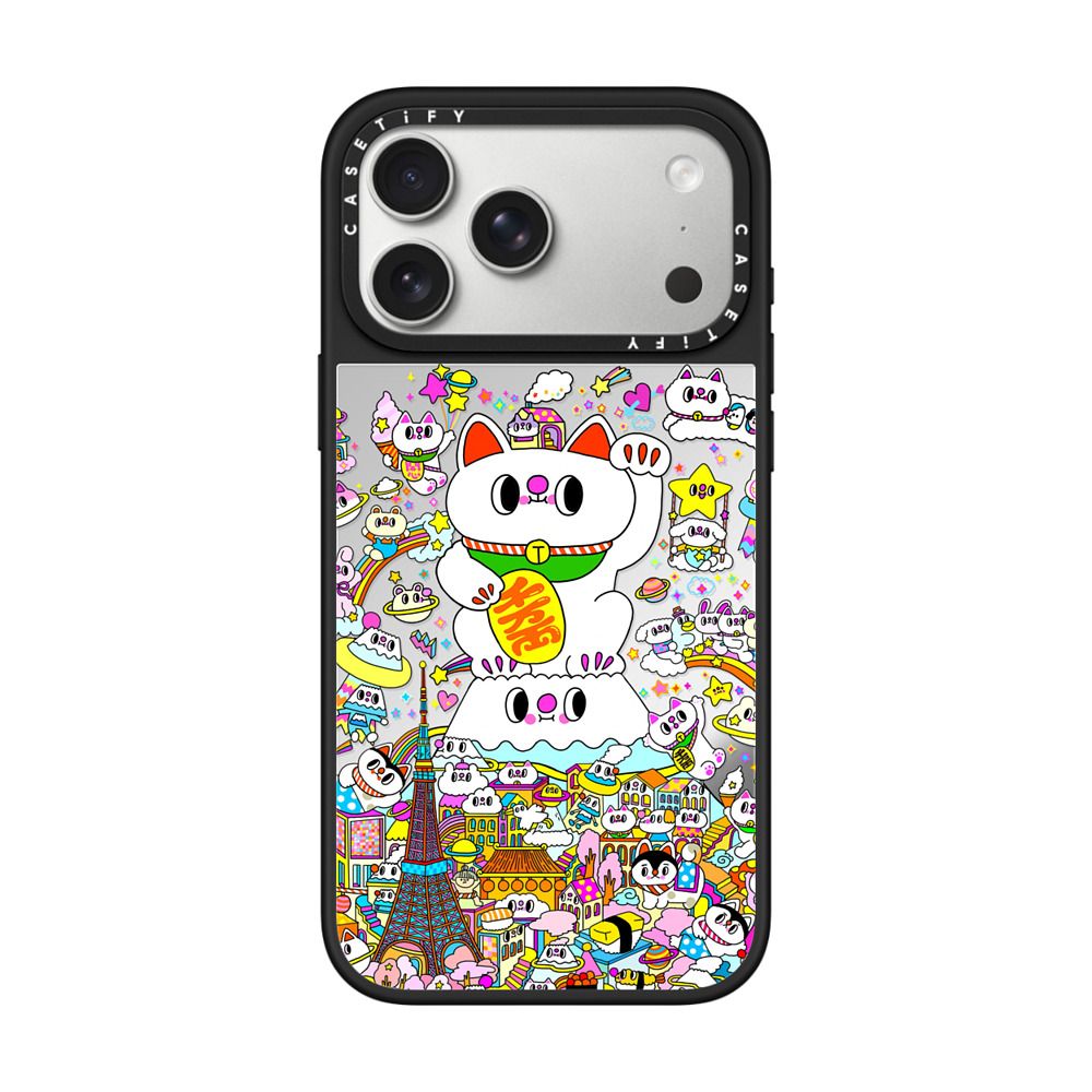 Lucky Cat of Fuji's Peak iPhone Case - 186b12