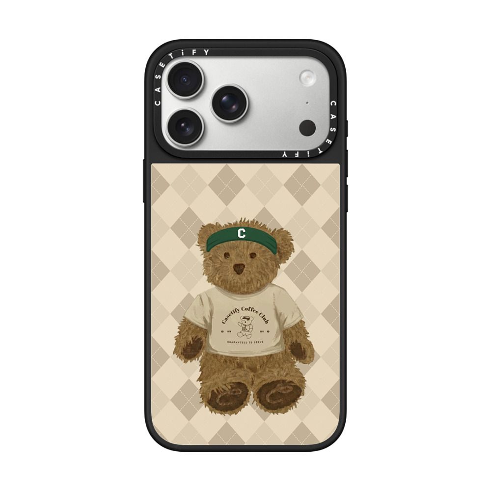 Sip & Serve Bear iPhone Case