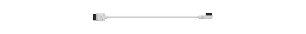 CORSAIR iCUE Link Slim Cables - 2X 200mm Straight/Slim 90° - White