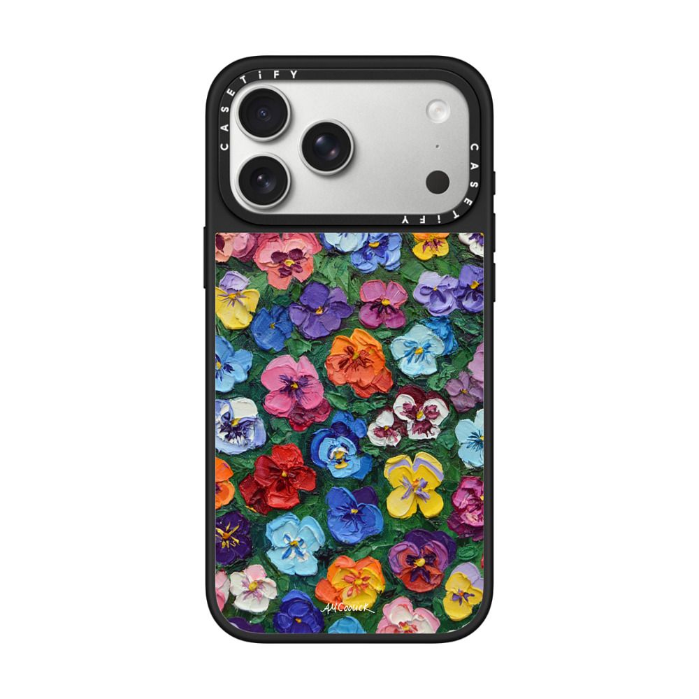 Pansy Garden iPhone Case