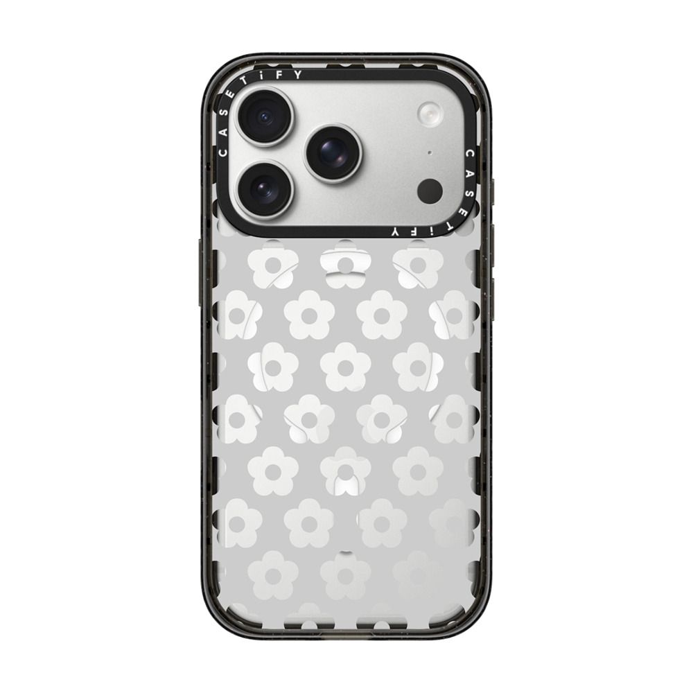 Transparent Floral iPhone Case