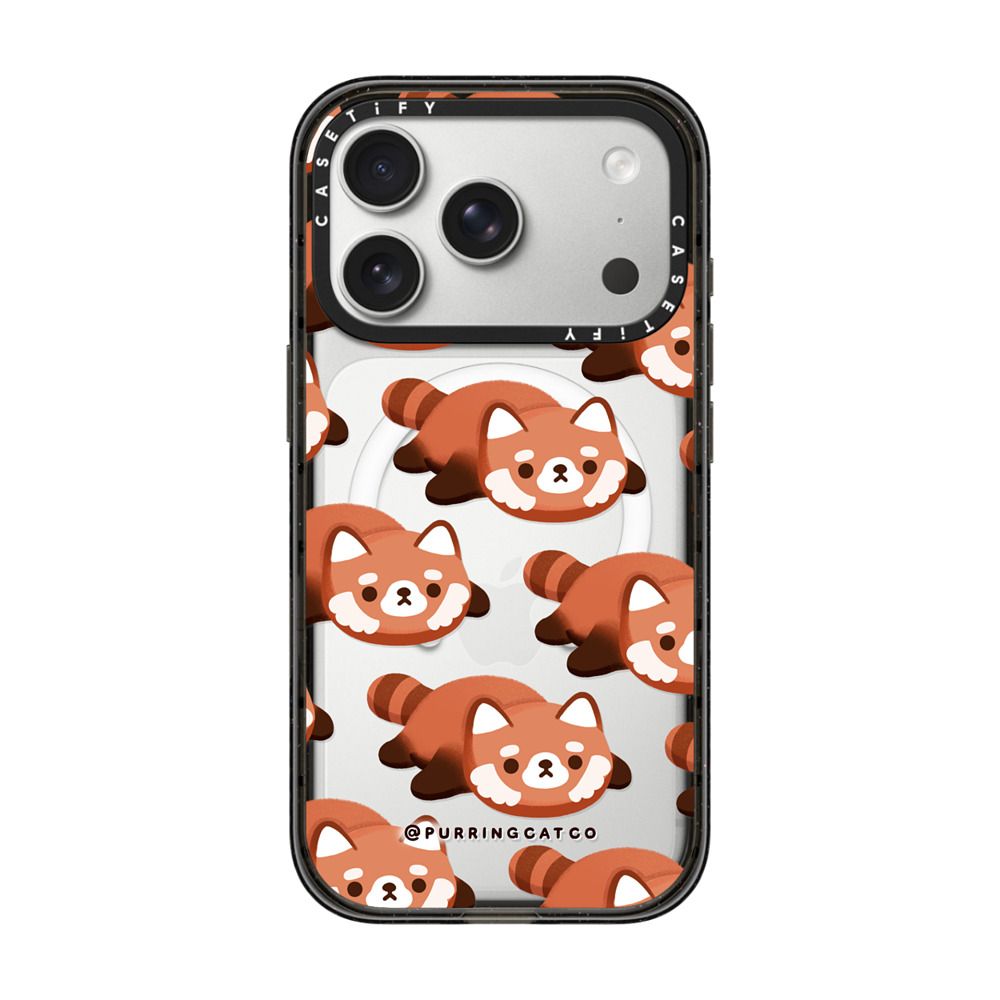 Red Panda by Purringcatco iPhone Case