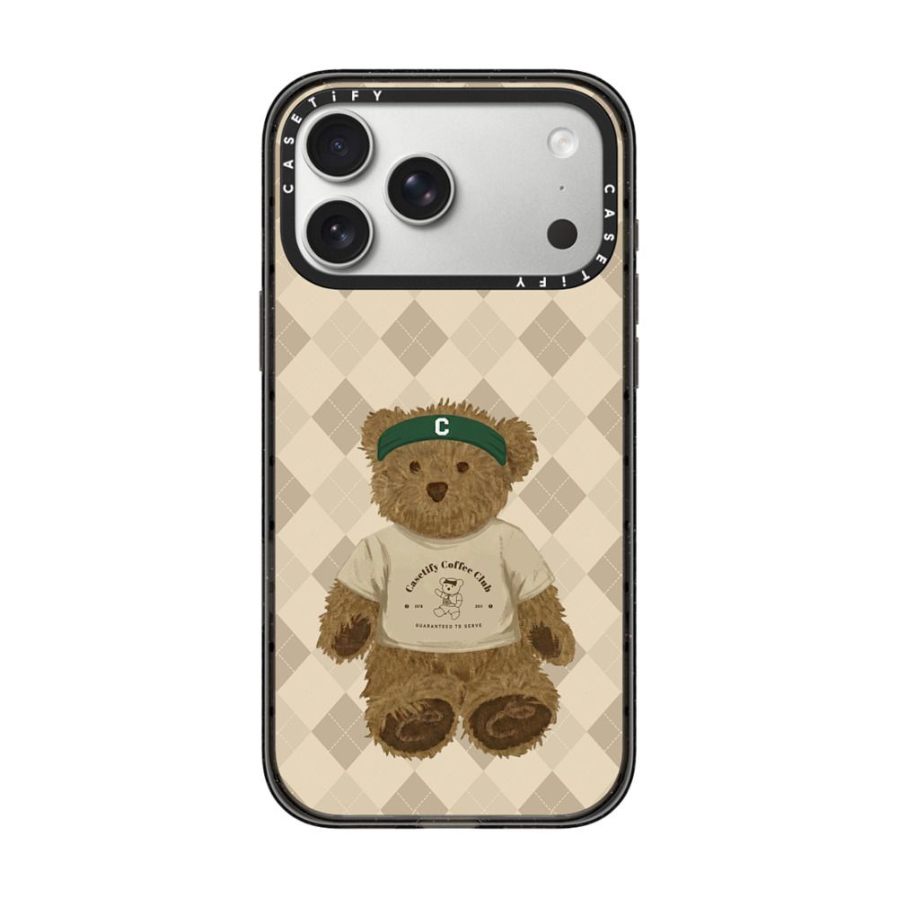 Sip & Serve Bear iPhone Case