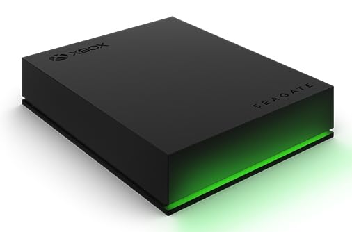 Seagate Xbox Game Drive, 5 TB Storage Capacity, LED Light Bar, Compatible with Xbox Series X|S and Xbox One