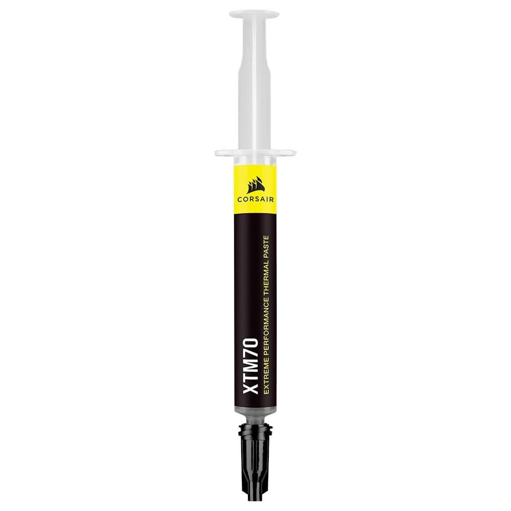 Corsair XTM70 Extreme Performance Thermal Paste, 3g for Intel & AMD Processors up to 250W+ TDP - Low viscosity, Easy Application, Three Included Cleaning Wipes and Applicator Kit