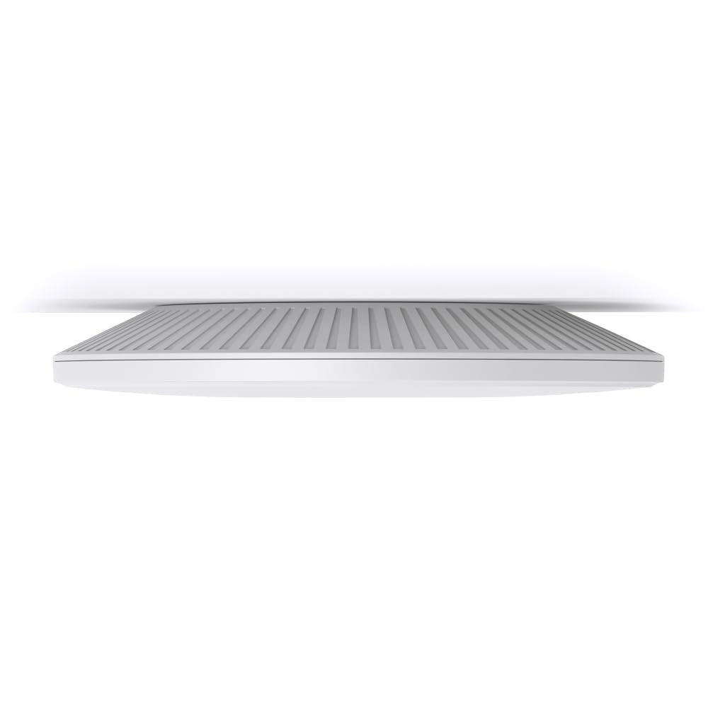 TP-Link Omada EAP673 | AX5400 𝗪𝗶-𝗙𝗶 𝟲 Wireless 𝟮.𝟱𝗚 𝗣𝗼𝗘+ Ceiling Mount Access Point | Mesh, OFDMA, Seamless Roaming, HE160 & MU-MIMO | Omada SDN | Cloud Access & Omada App | w/o DC Adapter