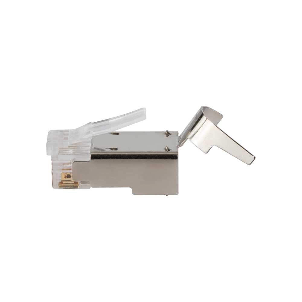KLEIN TOOLS VDV826-705 Modular Data Plug for CAT6A Shielded Cable and Larger Diameter CAT6 Indoor or Outdoor Ethernet Cable, 50-Pack