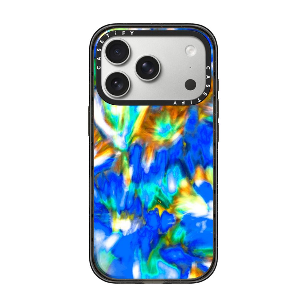 Floral Spell - Royal Blue iPhone Case