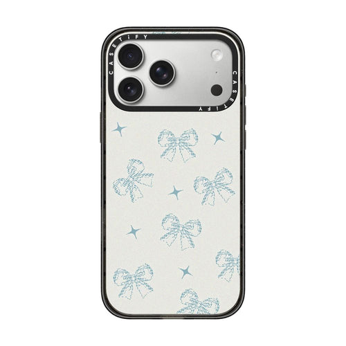 Blue Dreamy Ribbon iPhone Case