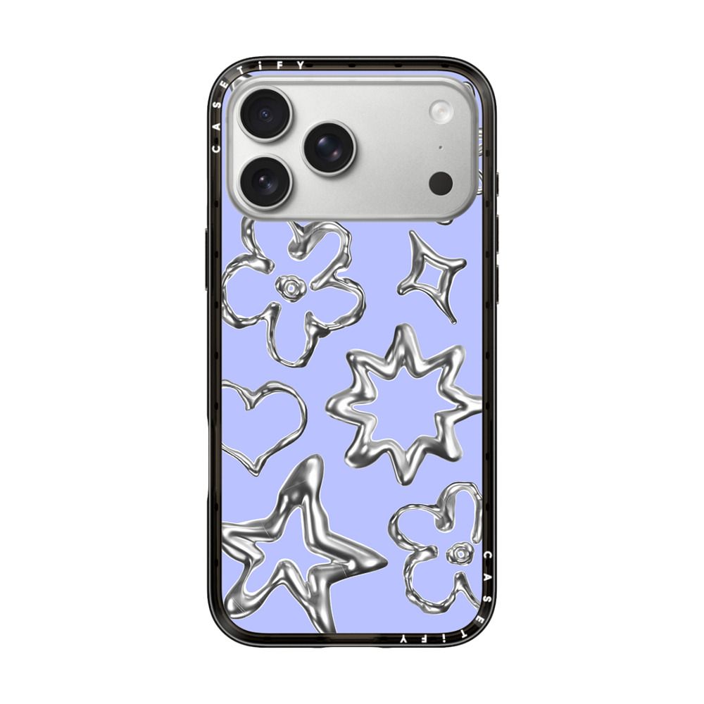 Chrome Doodles iPhone Case