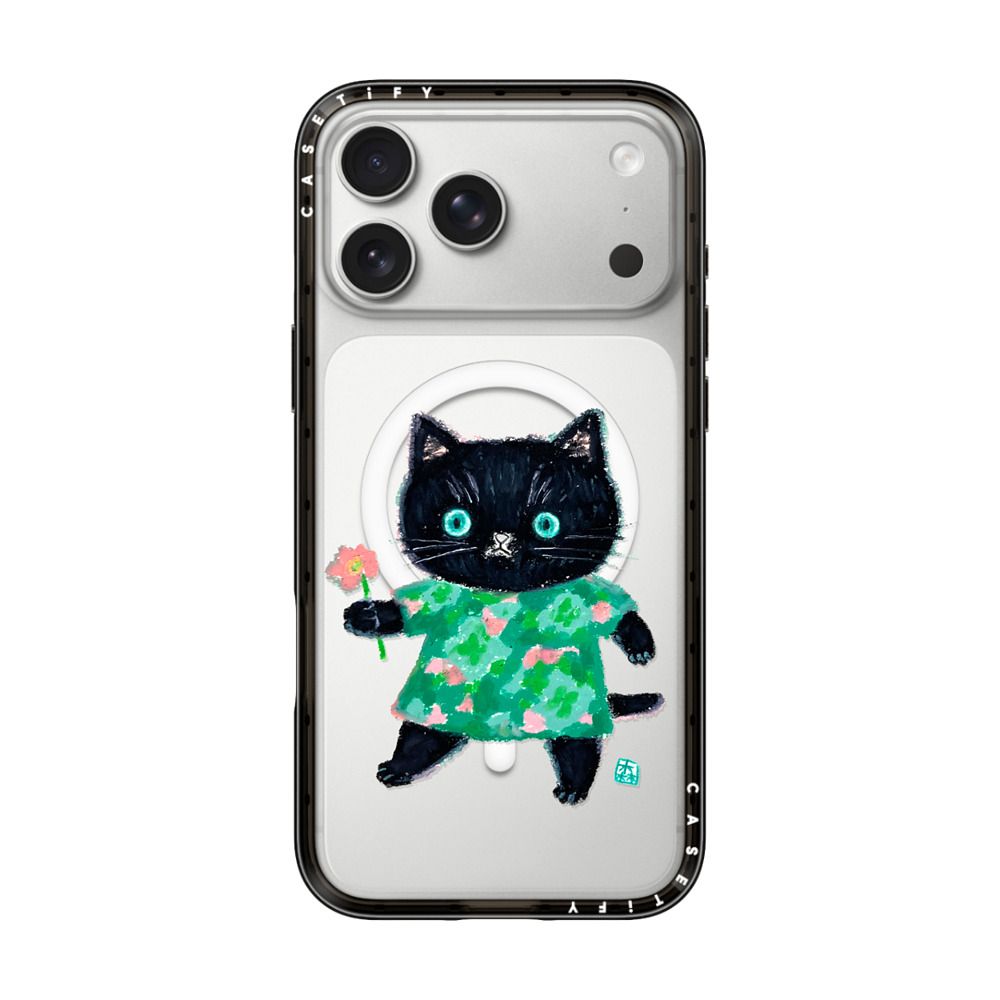 FLOWER CAT iPhone Case