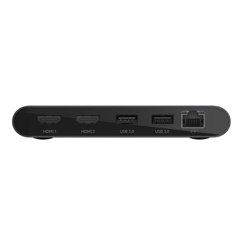Belkin Thunderbolt 3 Dock Mini with Tethered Thunderbolt 3 Cable - Compatible with Mac OS and Windows USB-C Devices, Black