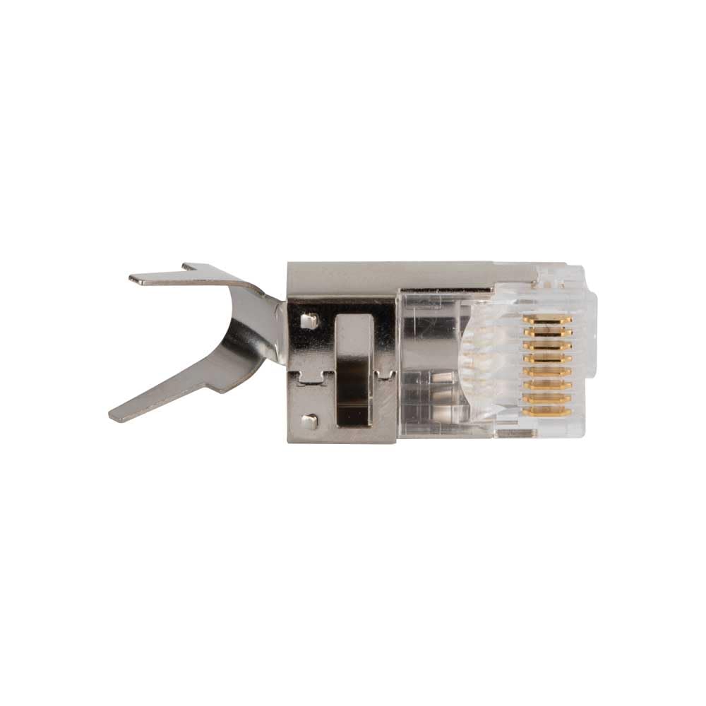 Klein Tools VDV826-754 Modular Data Plug for CAT6A Shielded Cable and Larger Diameter CAT6 Indoor or Outdoor Ethernet Cable, 100-Pack