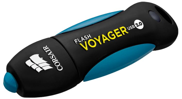 Corsair CMFVY3A-256GB Voyager v2 256 GB USB 3.0 Rugged Waterproof Flash Drive - Black