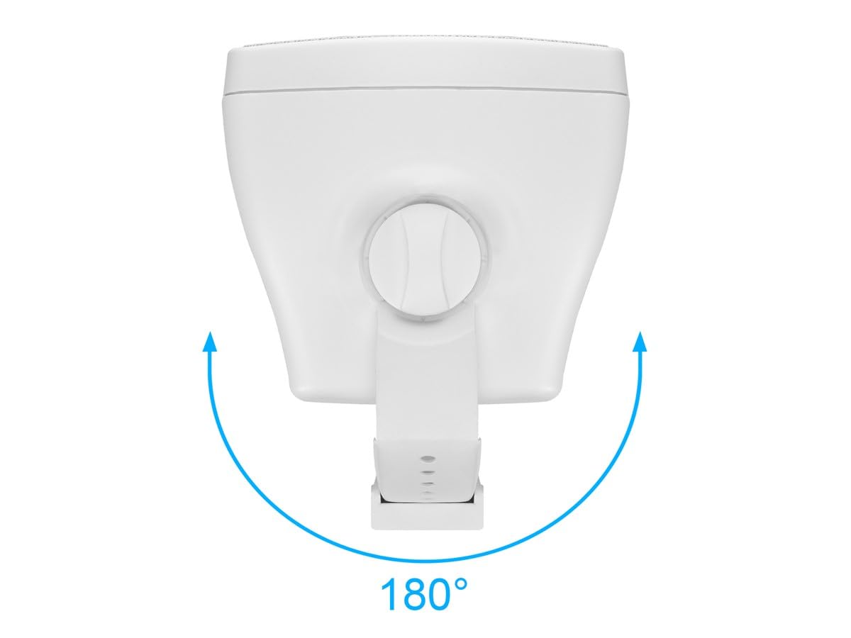 Monoprice WS-7B-62-W 6.5in. Weatherproof 2-Way 70V Indoor/Outdoor Speaker, White (Each) for Use in Whole Home Audio Systems, Restaurants, Bars, Retail Stores, Patio, Poolside, Garage