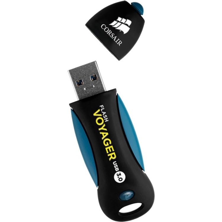 Corsair CMFVY3A-256GB Voyager v2 256 GB USB 3.0 Rugged Waterproof Flash Drive - Black