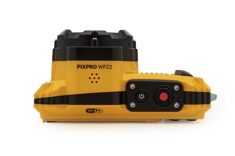 KODAK Pixpro WPZ2 - 16M Pixel Compact Digital Camera, Waterproof to 15m, Shockproof, 720p Video, 2.7" LCD Screen - Li-ion Battery, Yellow