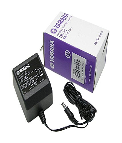 YAMAHA Genuine 12V DC 700mA 12.5W Black Wall Adapter, PA-3C, AC Plug, DC Barrel, Compatible with Tablets, Smartphones, Other Portable Electronics