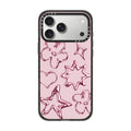 Chrome Doodles - Soft Blush iPhone Case