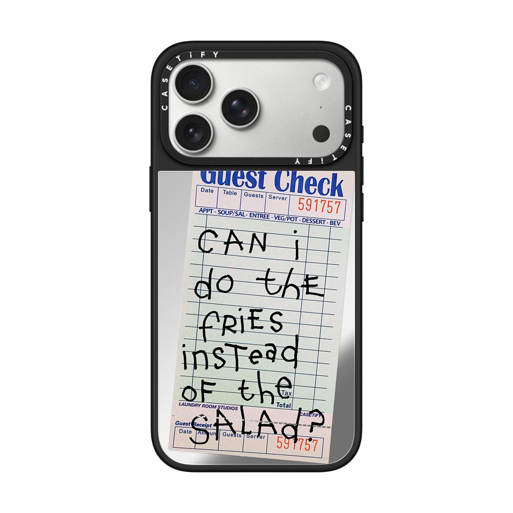 The Fries Instead of Salad iPhone Case
