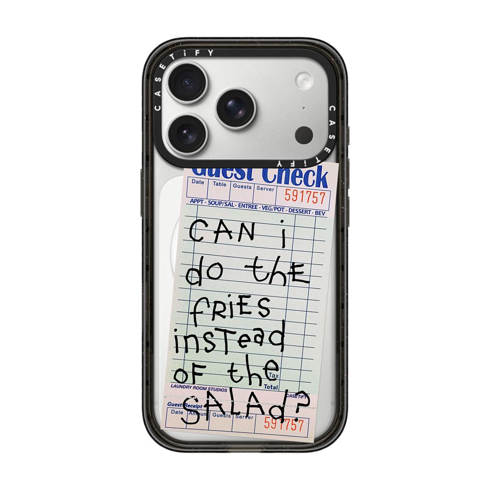 The Fries Instead of Salad iPhone Case