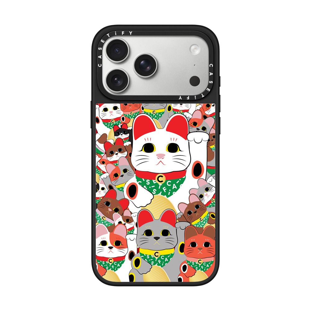 Lucky Cat Parade - Cherry on Top iPhone Case