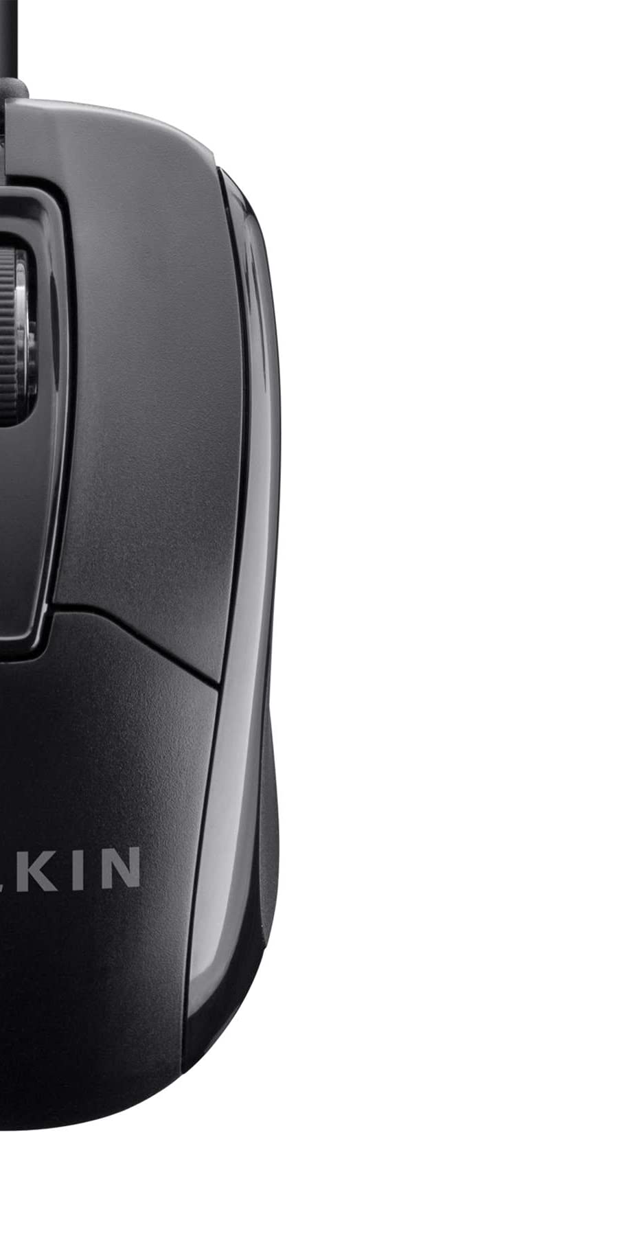 Belkin 3-Button Wired USB Optical Mouse with 5-Foot Cord, Compatible with PCs, Macs, Desktops and Laptops