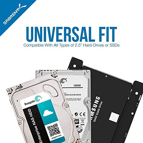 SABRENT 2.5 Inch to 3.5 Inch Internal Hard Disk Drive Mounting Bracket Kit (BK-HDDF)
