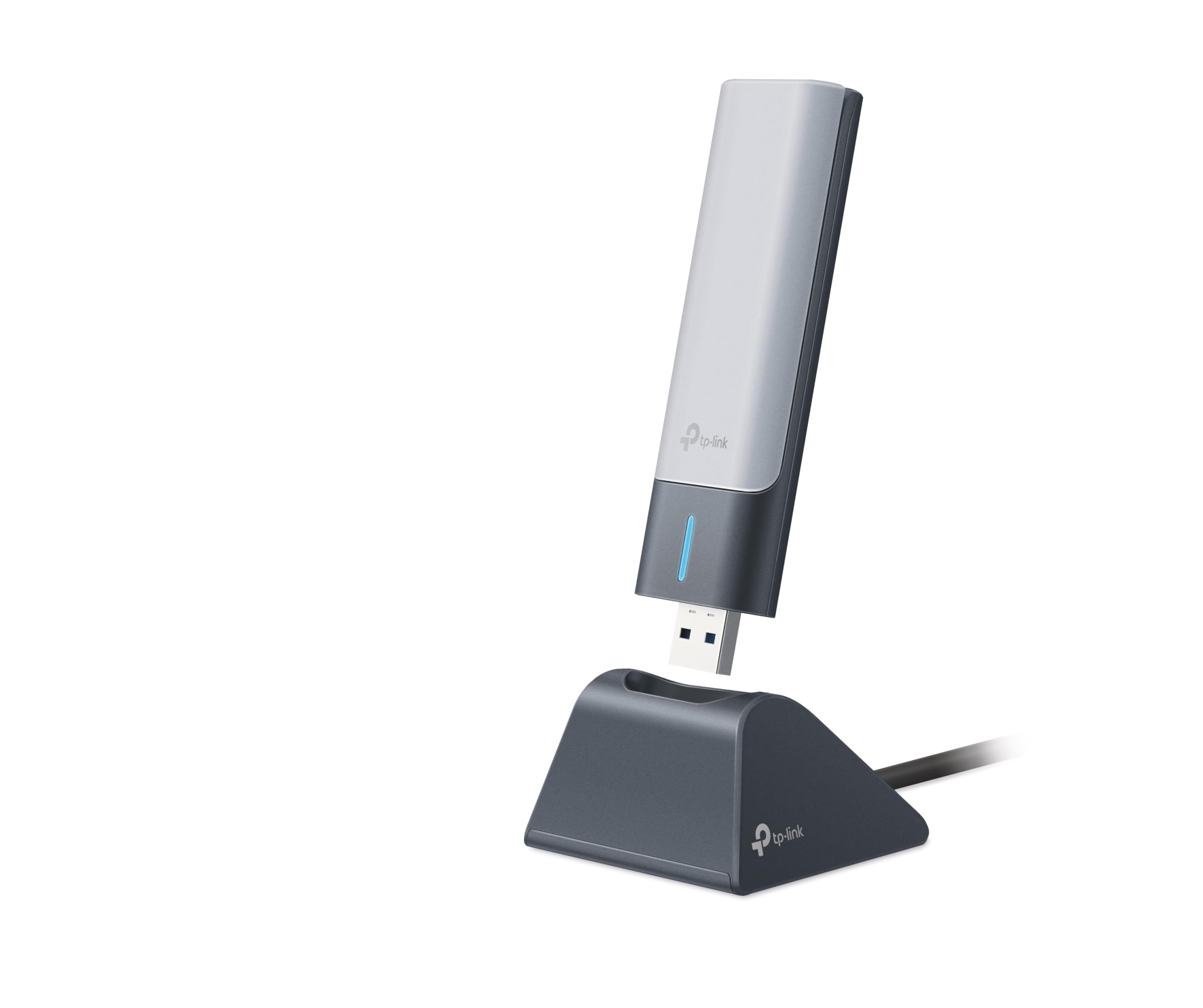 TP-Link AX1800 WiFi 6 USB Adapter for Desktop PC (Archer TX21UH) Wireless Network Adapter with 2.4GHz, 5GHz, MU-MIMO, OFDMA, High Gain Dual Band 5dBi Antenna, WPA3, Supports Windows 11/10
