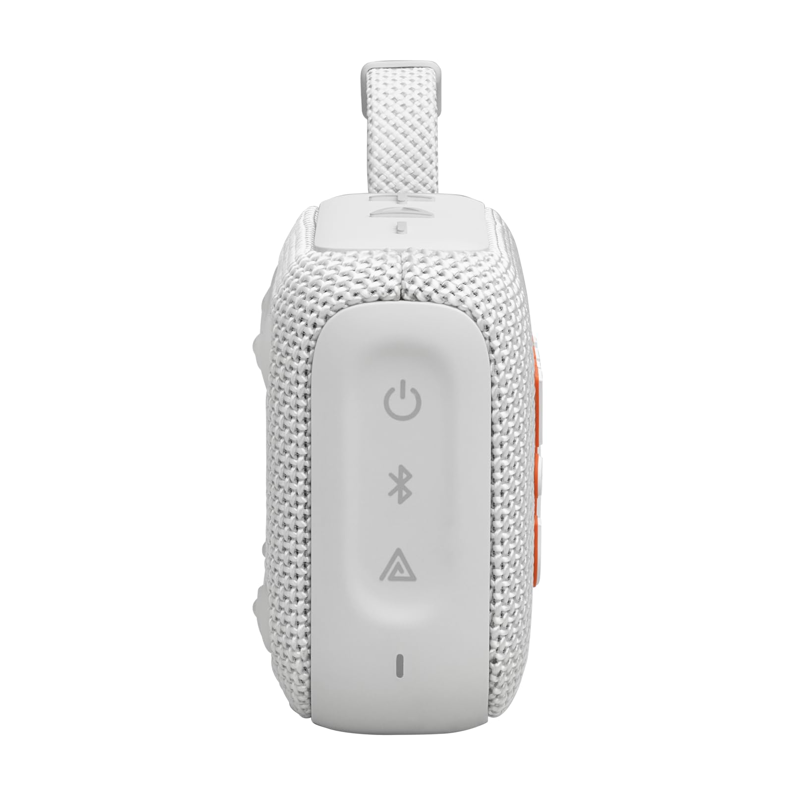 JBL Go 4 - Ultra-Portable, Waterproof and Dustproof Bluetooth Speaker, Big Pro Sound with punchy bass, 7-Hour Built-in Battery, Made in part with recycled materials (White)