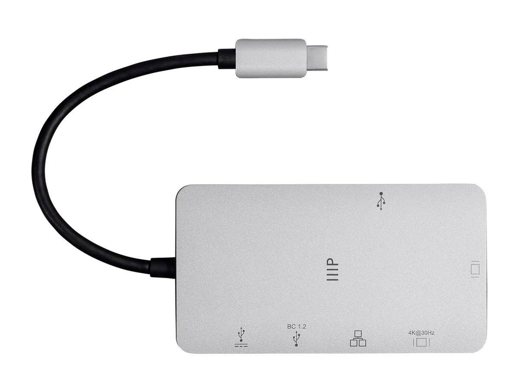 Monoprice 134184 USB-C to HDMI | (4k/60hz), Aluminum Alloy Shell, Nickel Plated Connector Adaptor - Consul Series