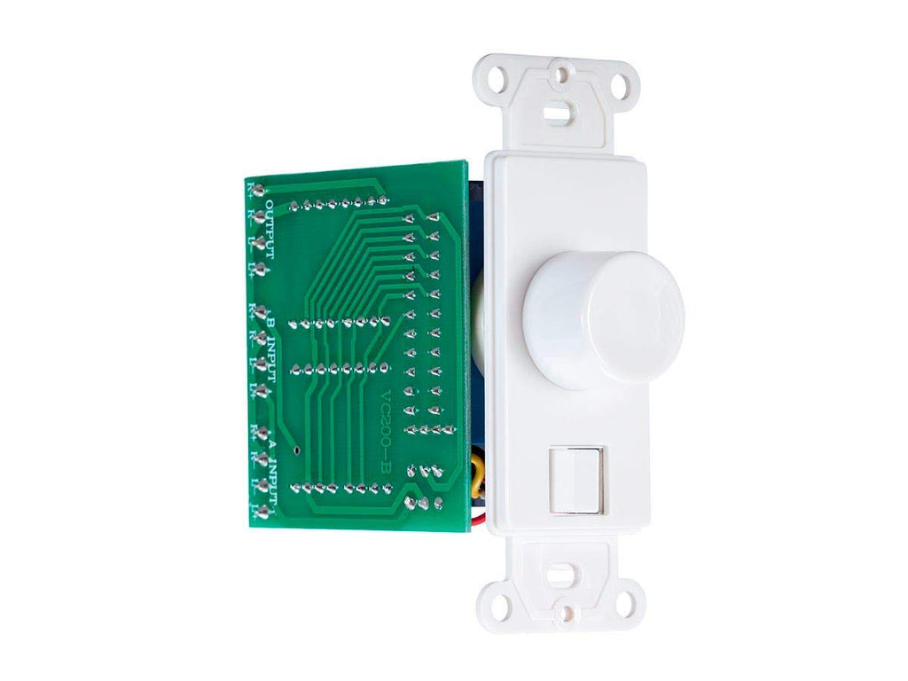 Monoprice 60-Watts Volume Control with A/B Switch, Connect Multiple Speaker Pairs to a Single Power Amplifier or Receiver