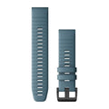 Garmin QuickFit Watch Bands (22mm), suitable for selected fēnix-, epix-, Descent-, D2-, Instinct-, Forerunner- and Approach series smartwatches, Original accessory, Silicone, Lakeside Blue