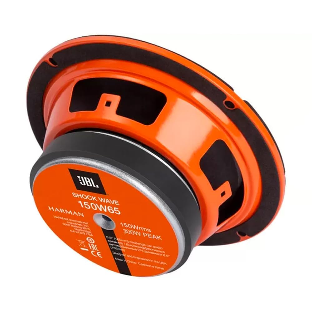 JBL Shock Wave 150W65 600W Peak (300W RMS) Shock Wave Series 6.5 Midrange Speakers