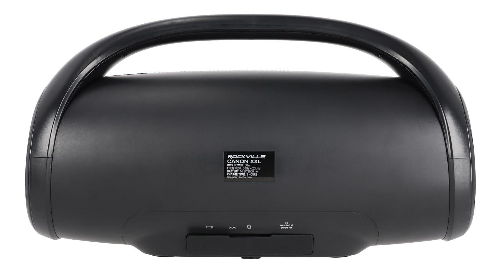 Rockville Canon-XXL Portable Bluetooth Speaker Subwoofer 60W TWS 24H Battery Waterproof EQ SD/USB AUX Perfect for Party Outdoor Use