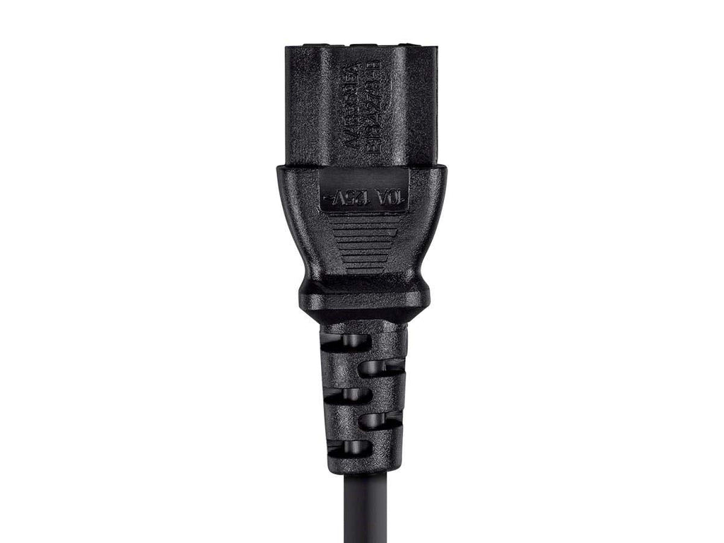 Monoprice 10ft 14AWG Power Extension Cord W/ 3 Conductor PC/Mon, 15A (IEC-320-C14 to IEC-320-C13)