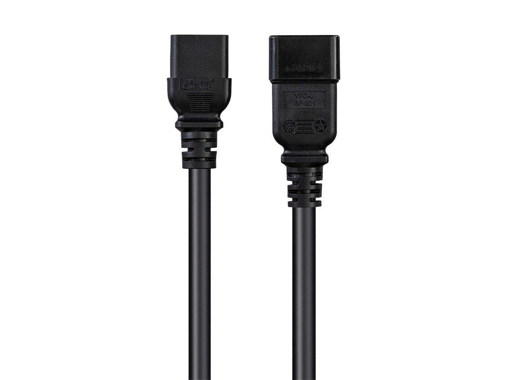 Monoprice 135059 Heavy Duty Extension Cord - IEC 60320 C20 to IEC 60320 C19 12AWG 20A/2500W SJTW 250V Black 6ft