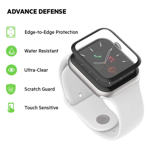 Belkin Apple Watch Series 5 Screen Protector, Apple Watch Series 4 Screen Protector (Edge-to-Edge Apple Watch Screen Protector 40mm)