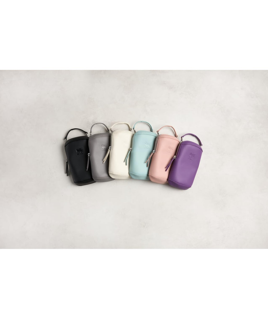 STANLEY Cross Bottle Essentials Case Max | Phone, Wallet, Keys Holder for Water Bottle | Faux Leather Accessory Pouch for Carry All Strap | Tumbler Cup Accessories | BPA-Free | Rose Quartz