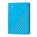 WD 4TB My Passport portable external storage, external hard drive, USB 3.0, portable HDD with software for device management, backup and password protection, works with PC, Xbox &Playstation, Blue