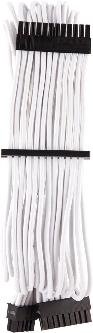 Corsair Premium Individually Sleeved PSU Cables Starter Kit Type 4 Gen 4 – White