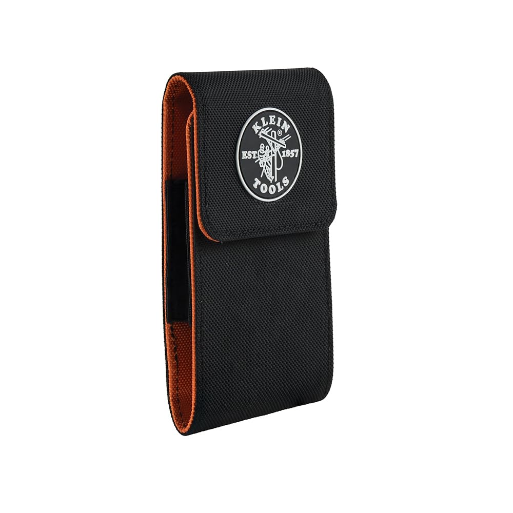 Klein Tools 55468 Phone Holder, X-Large, Fits iPhone, Google, LG, Samsung Phones, with Magnetic Closure and Belt Clip