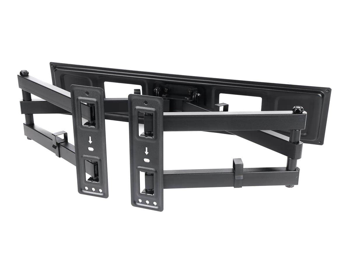 Monoprice Corner Friendly Full-Motion Articulating TV Wall Mount Bracket for TVs 32in to 70in, Max Weight 99lbs, VESA Patterns Up to 600x400, Fits Curved Screens - Cornerstone Series