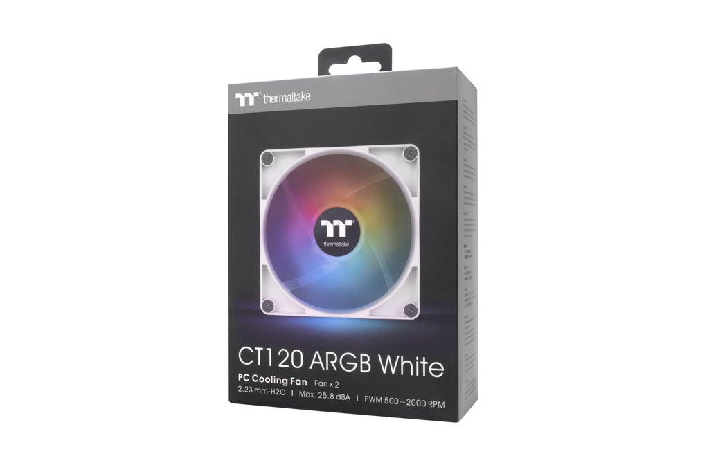 Thermaltake CT120 ARGB | Snow | 2 Pack