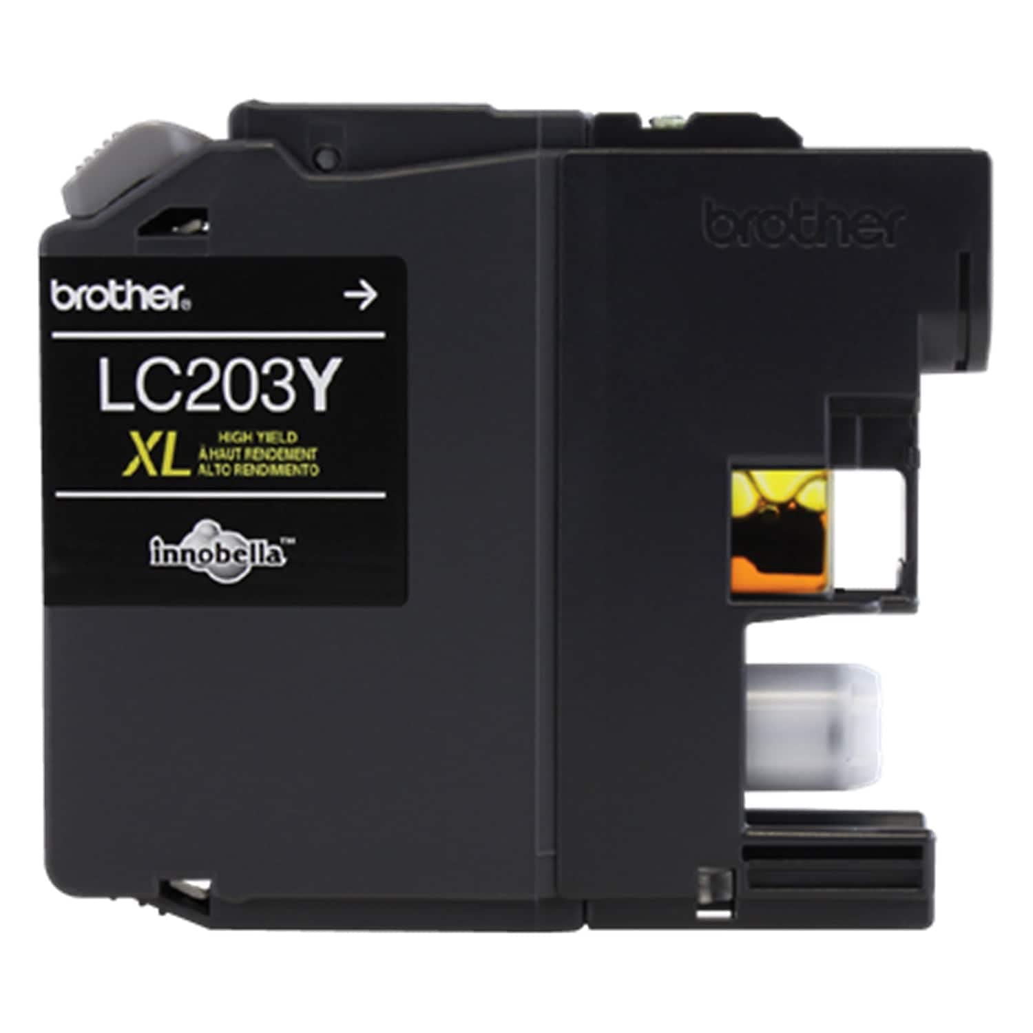 Brother Printer LC203Y High Yield Ink Cartridge, Yellow, 550 Pages, 1 Count (Pack of 1)
