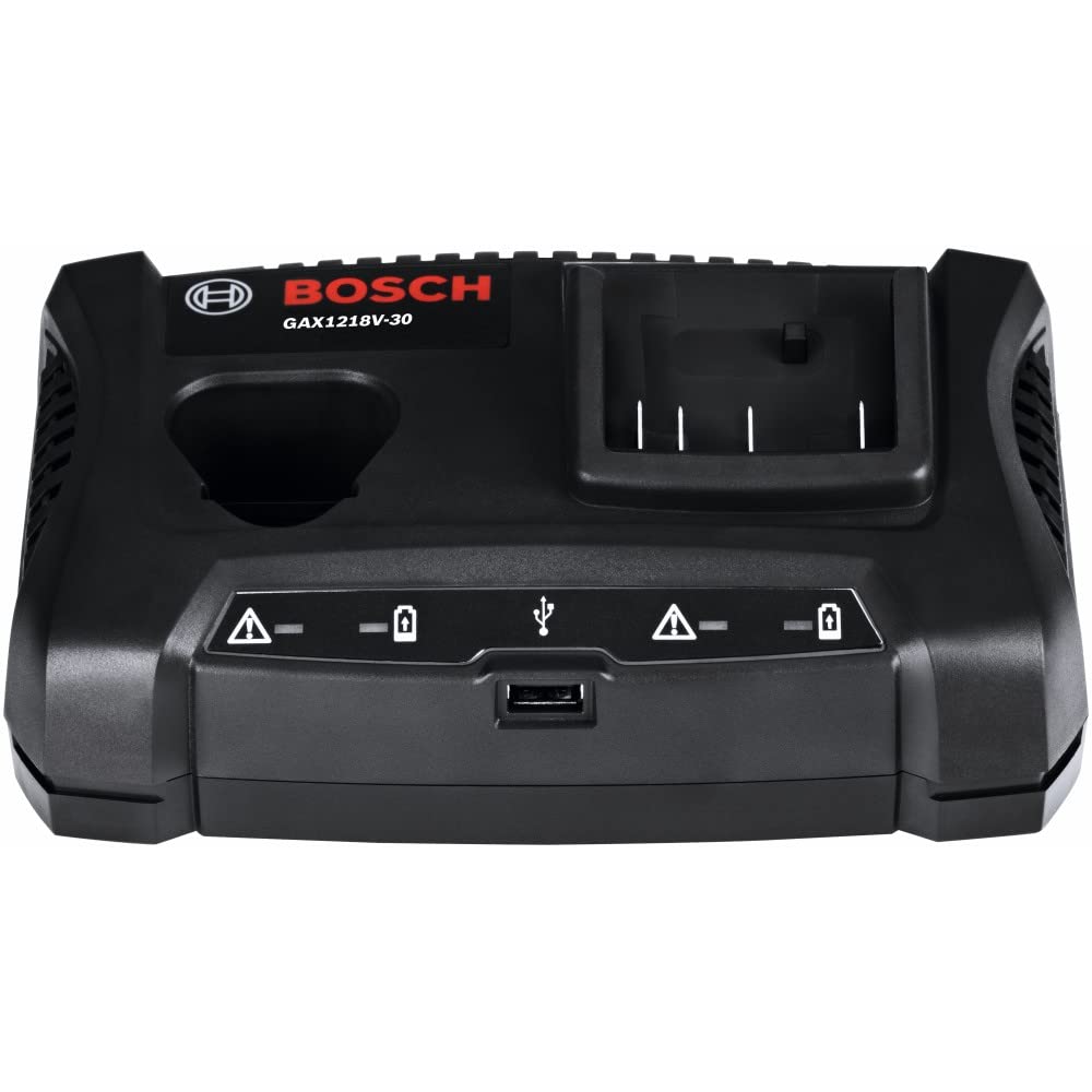 Bosch GAX1218V-30 18V/12V Dual-Bay Battery Charger