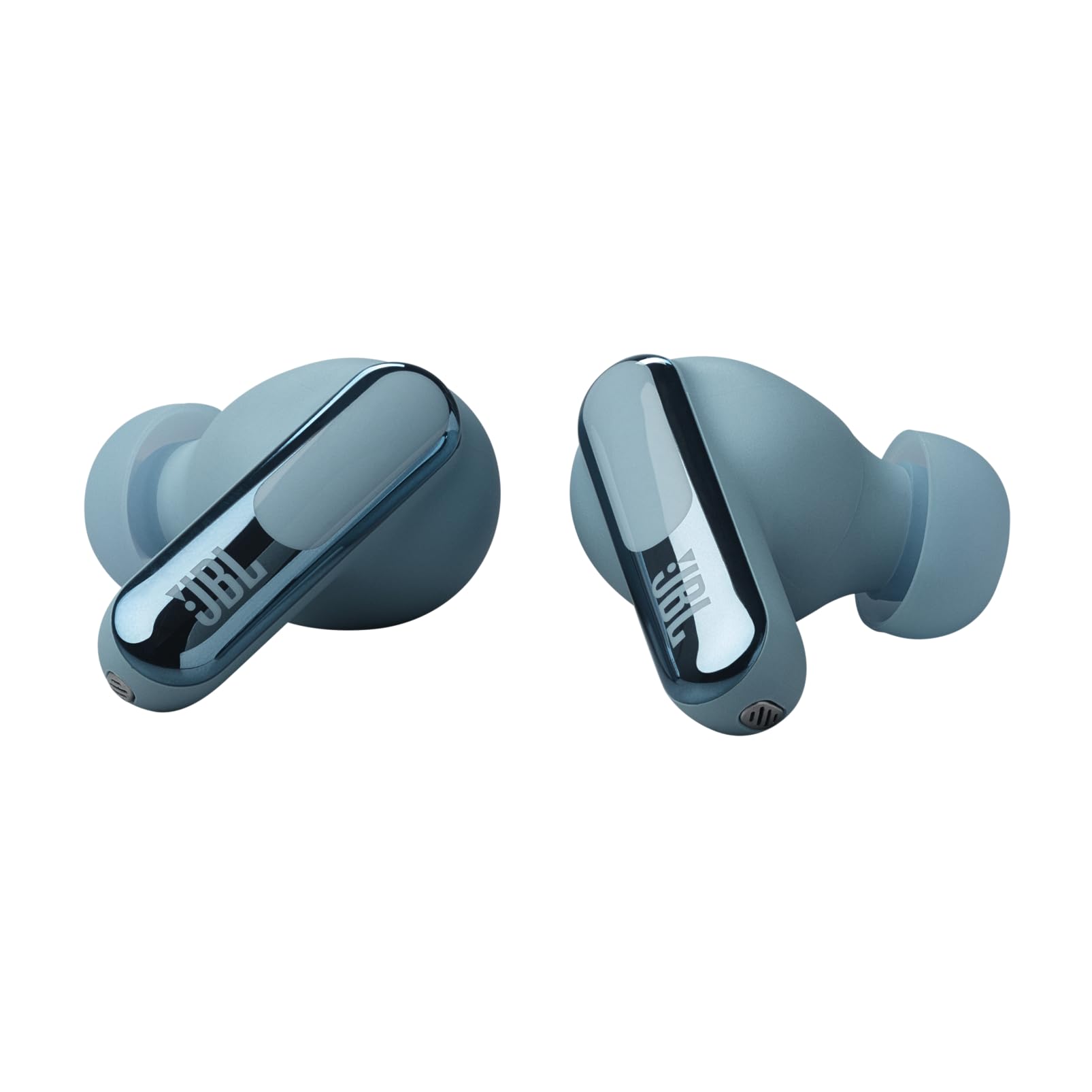 JBL Live Beam 3 - True Wireless Noise-Canceling Closed-Ear Earbuds, 48Hr Playback, Wireless Charging, 6 Mics for Calls, Multi-Connect, IP55 Dust- and Water-Resistant (Blue)